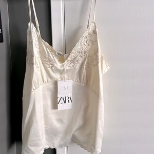 Zara silk tank top!